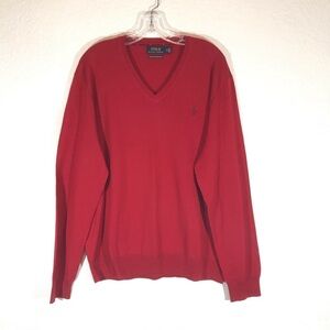 Polo Ralph Lauren Merino Wool V Neck Sweater